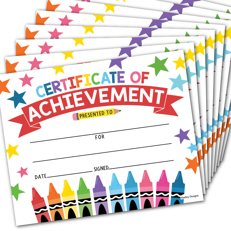 Colorful Preschool Diploma 25ct