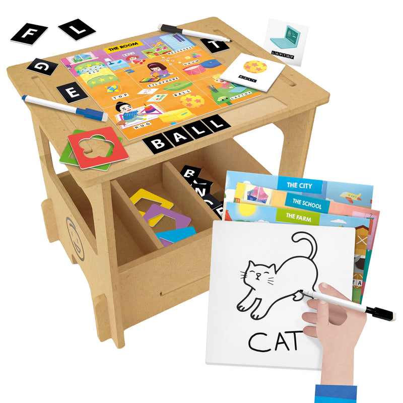 Wooden Desk Writing School, Ages 3-6