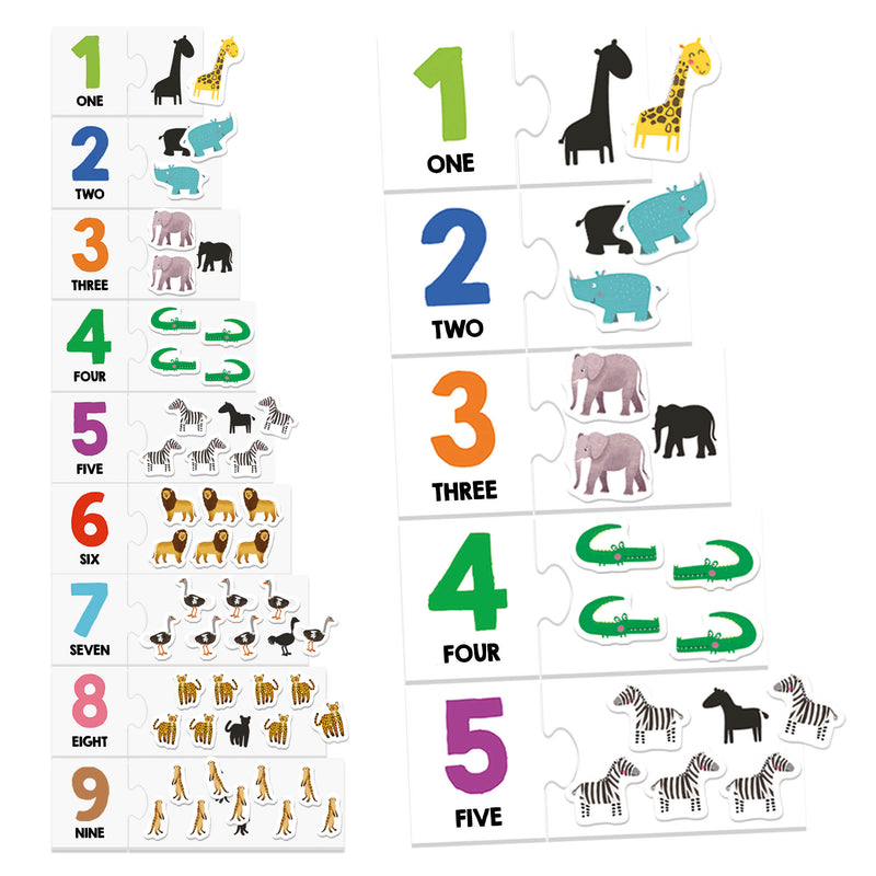 Tactile Numbers Montessori Puzzles