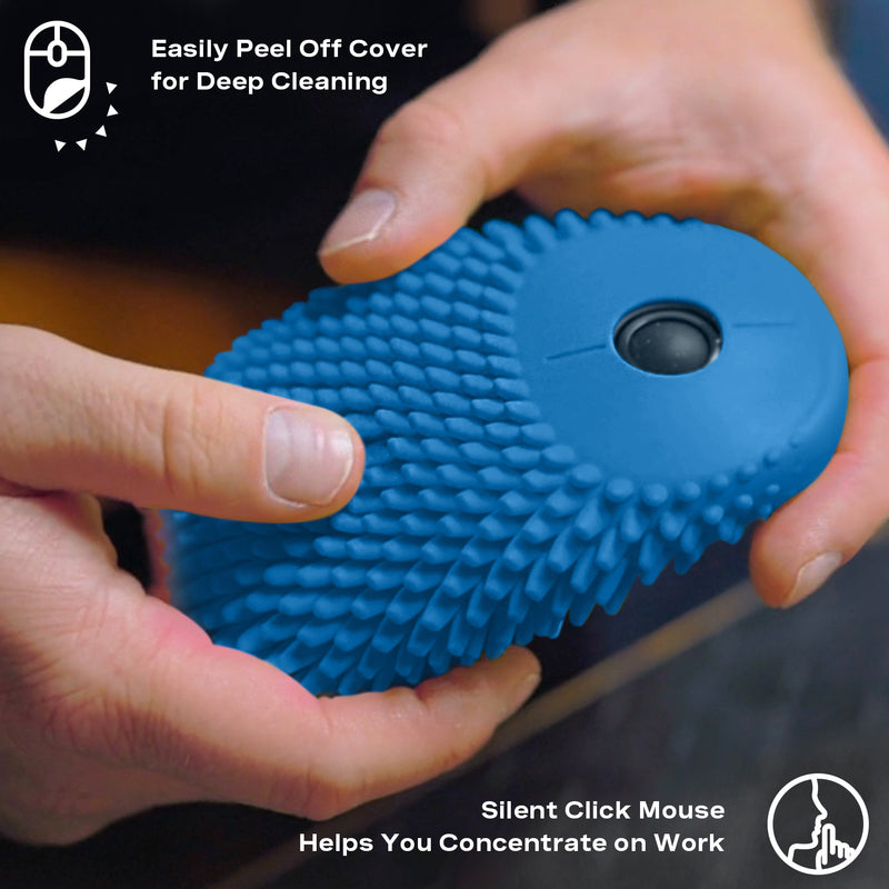 Hoglet Fidget Computer Mouse, Blueberry