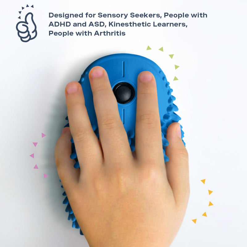 Hoglet Fidget Computer Mouse, Blueberry