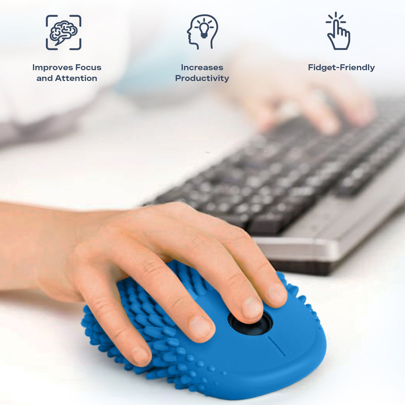Hoglet Fidget Computer Mouse, Blueberry