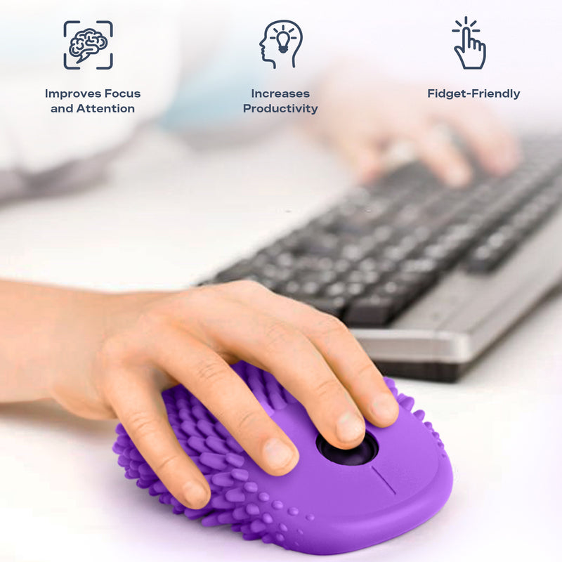 Hoglet Fidget Computer Mouse, Grape