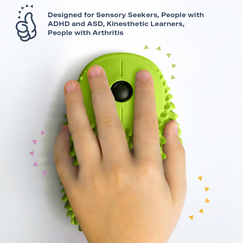 Hoglet Fidget Computer Mouse, Lime