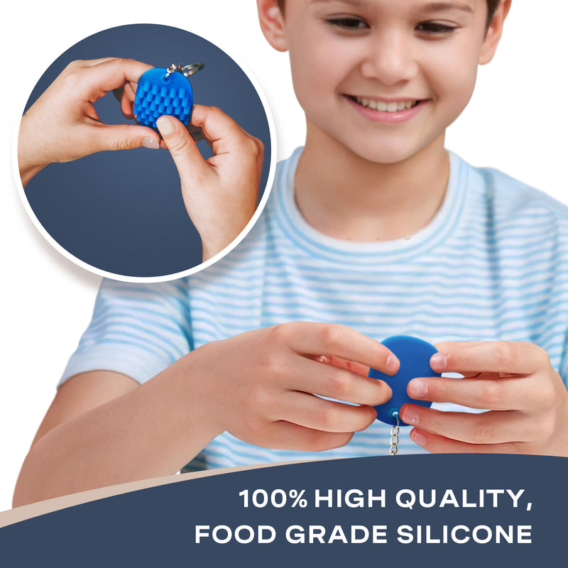 Fidget Keychain Blue