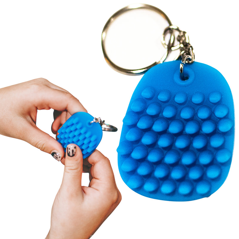 Fidget Keychain Blue
