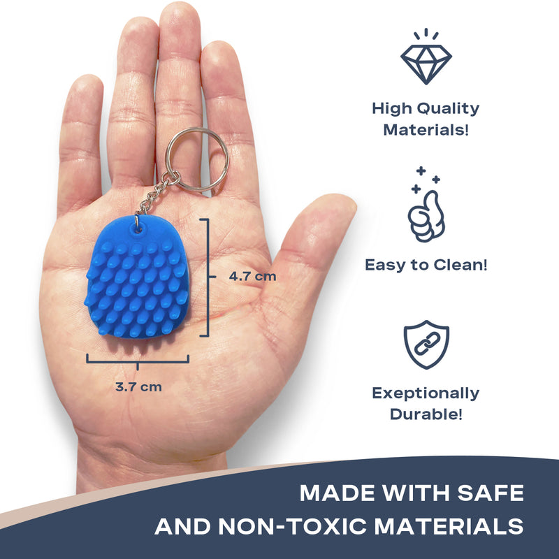 Fidget Keychain Blue