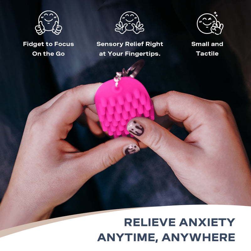Fidget Keychain Pink