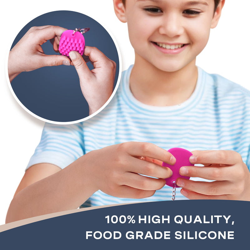 Fidget Keychain Pink