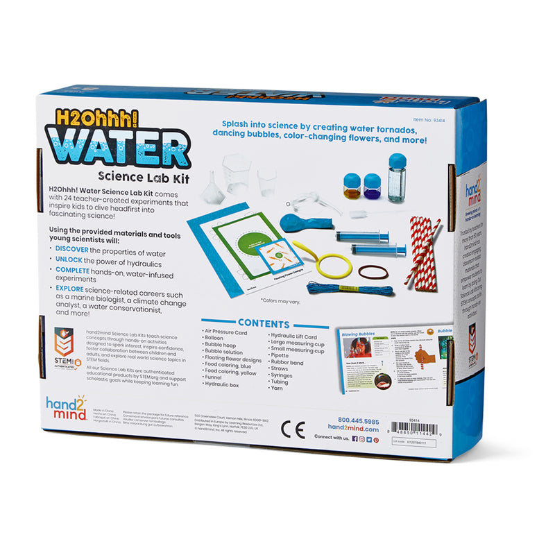 H2Ohhh! Water Science Kit, Chemistry Kit for Kids