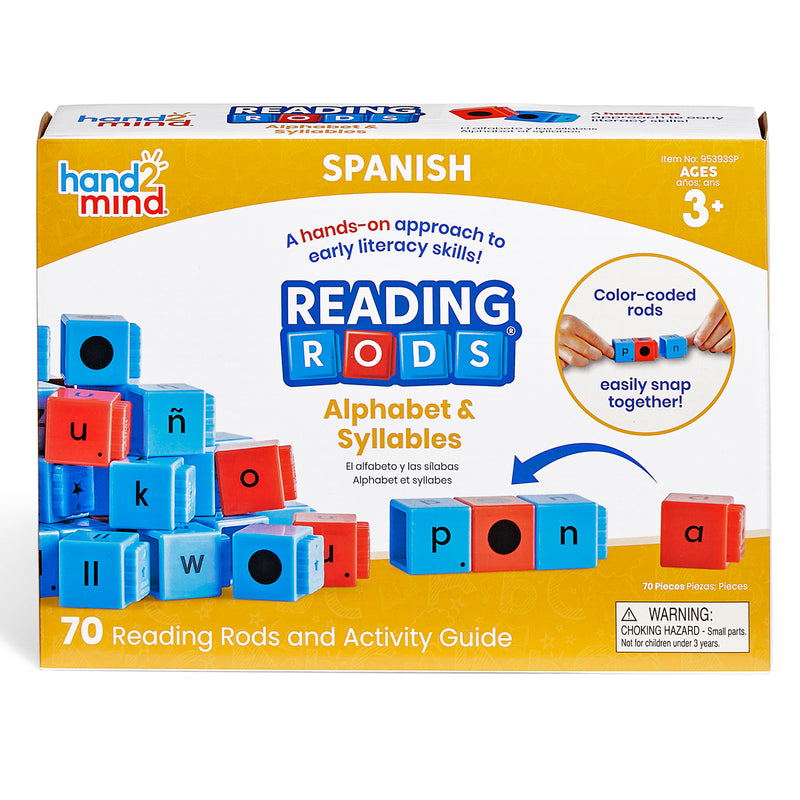 Spanish Reading Rods Syllables & Alphabet