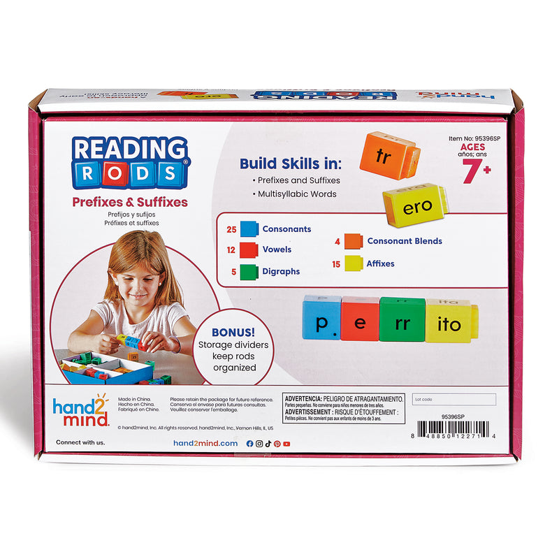Spanish Reading Rod Prefixes & Suffixes