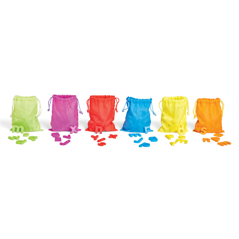 Rainbow Lowercase Magnetic Letters