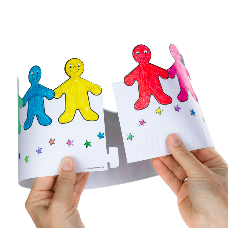 Happy 100th Day Paper Crowns, 24 Per Pack, 2 Packs