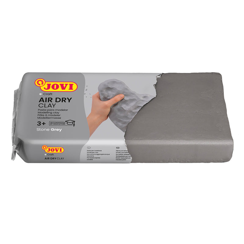 Air Dry Clay Grey 1.1 Lb Bar