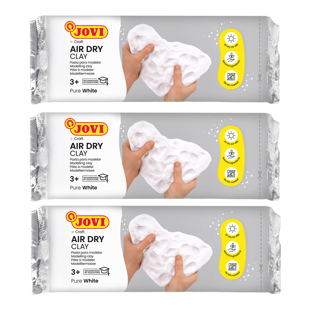 Air Dry Clay, White, 2.2lb Bar, Pack of 2