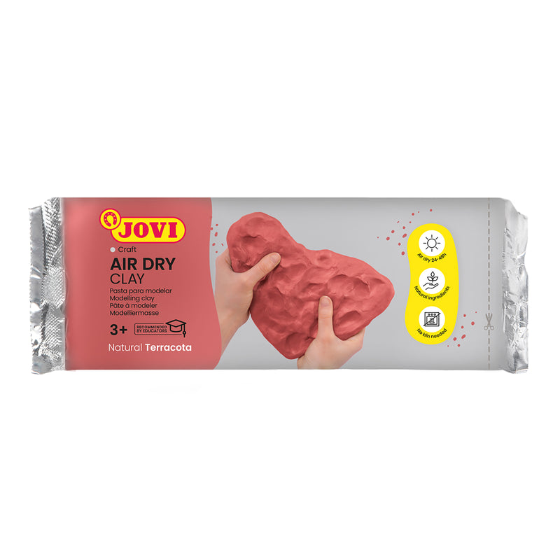 Air Dry Clay, Terracotta, 1.1lb Bar, Pack of 3