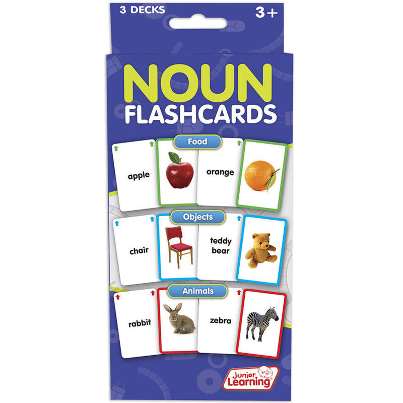 (3 Pk) Nouns Flash Cards