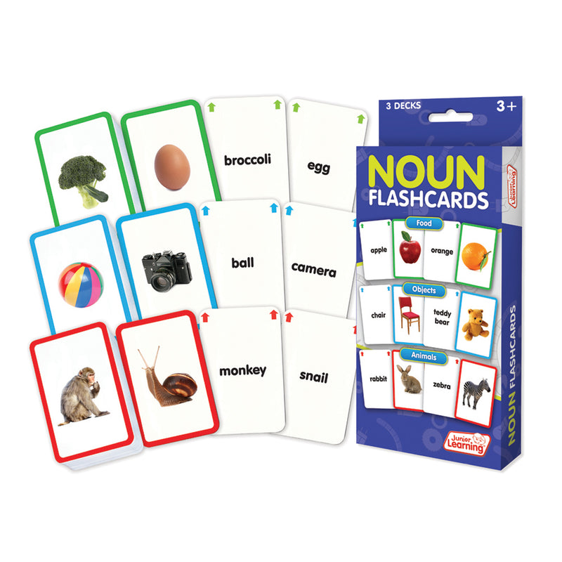 (3 Pk) Nouns Flash Cards