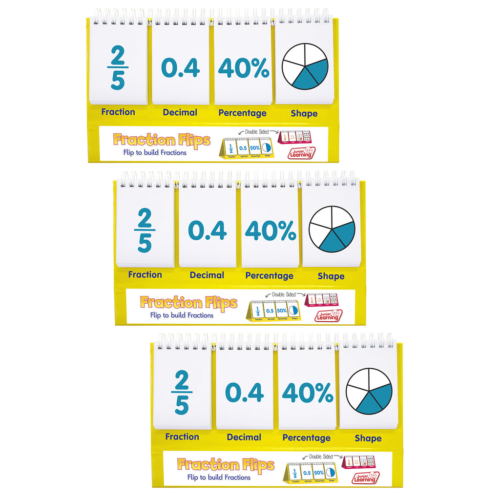 (3 Ea) Fractions Flips