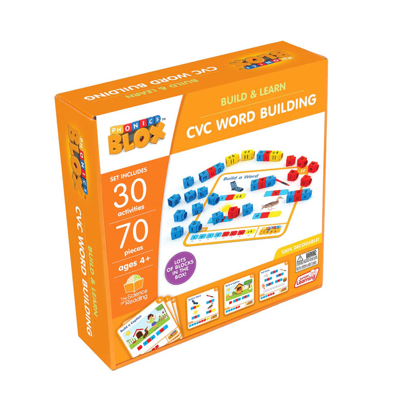 Cvc Word Building Phonics Blox