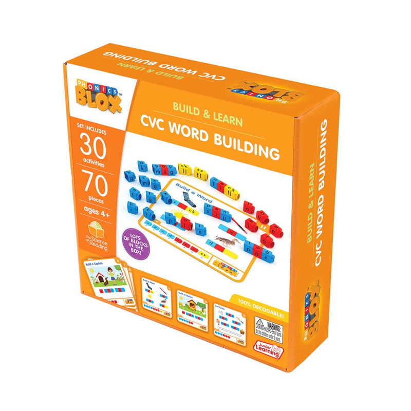 Cvc Word Building Phonics Blox