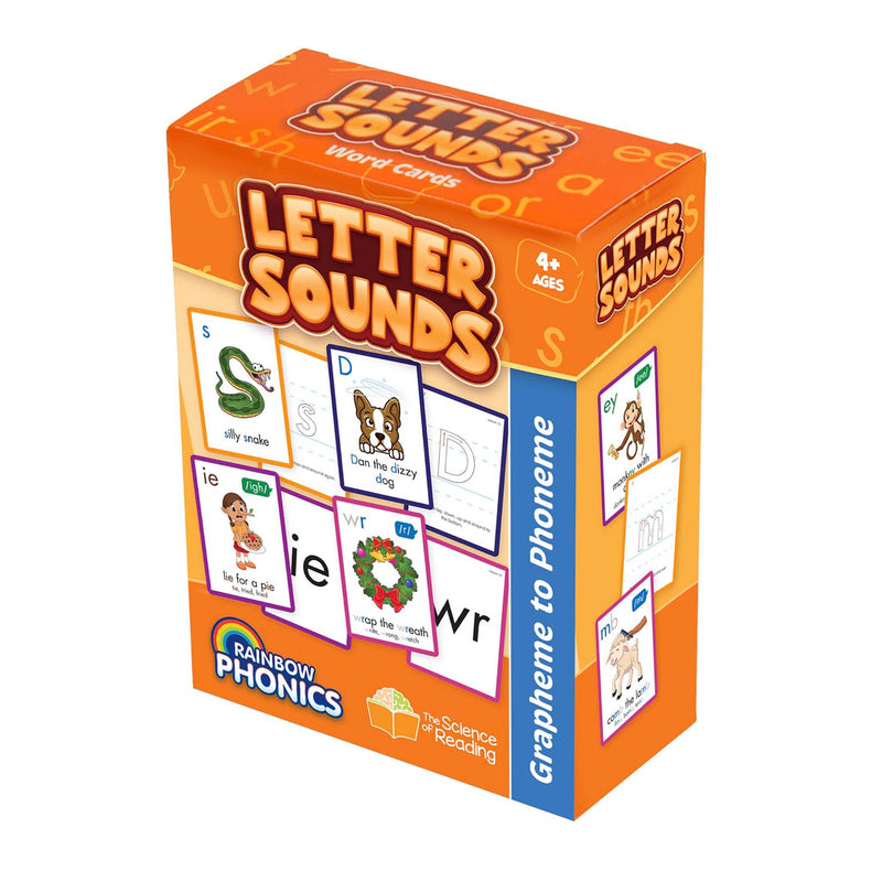 Rainbow Phonics Letter Sound Cards, Graphene to Phoneme