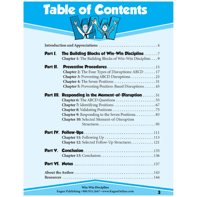 Win-win Discipline Minibook