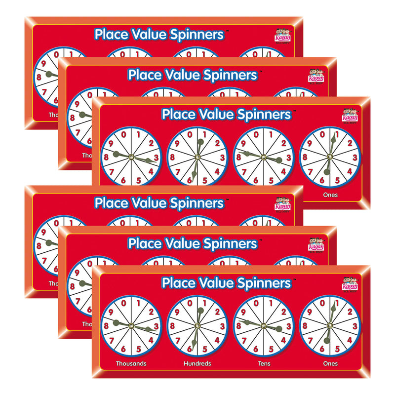 (6 Ea) Place Value Spinners