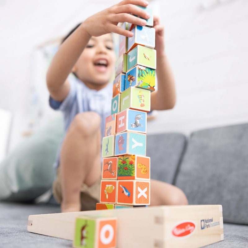 National Parks Wooden Blocks & Cube Puzzle