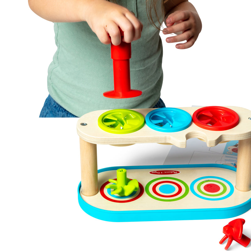 Match & Push Spinning Tops