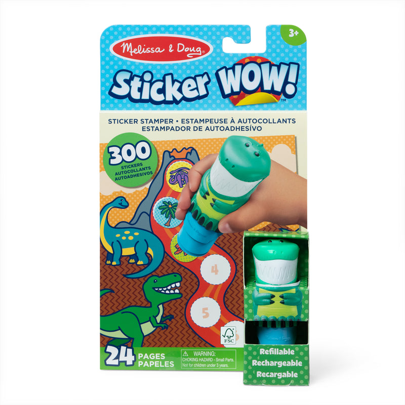 Dinosaur Activity Pad Set Sticker Wow