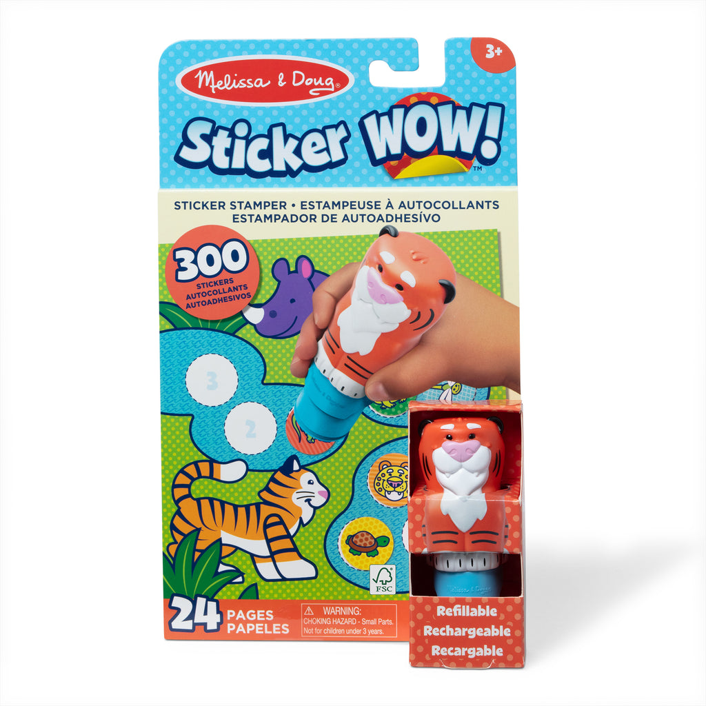 Tiger Sticker Stamper & Activity Pad Sticker Wow