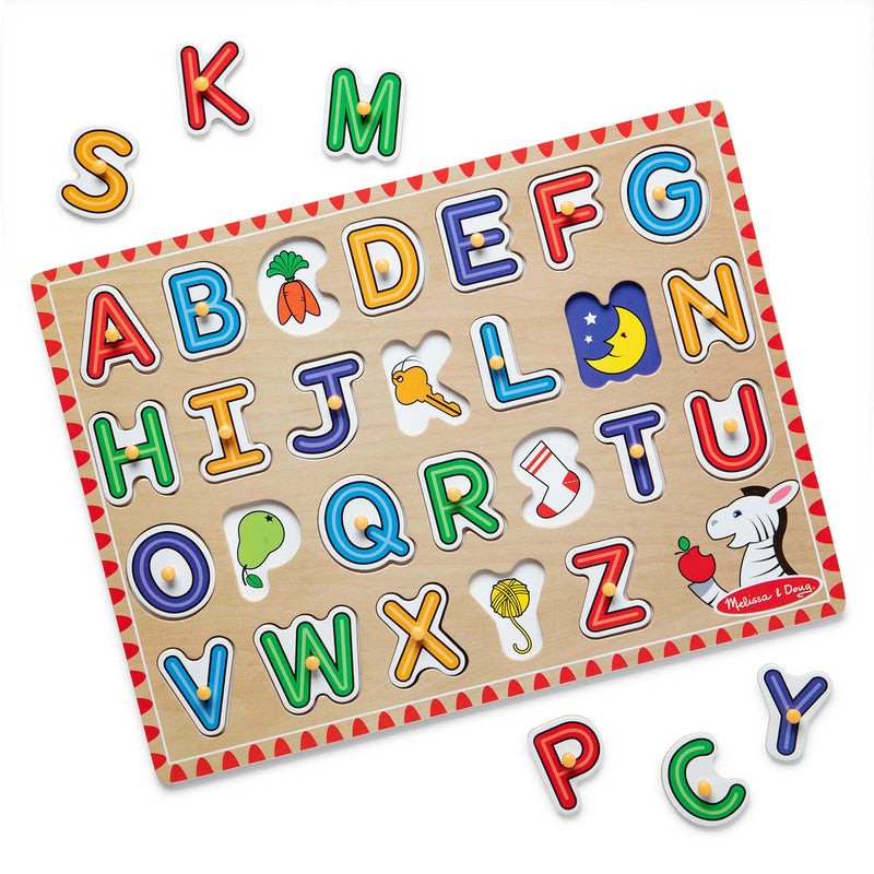 See-inside Alphabet Peg Puzzle 26 Pieces