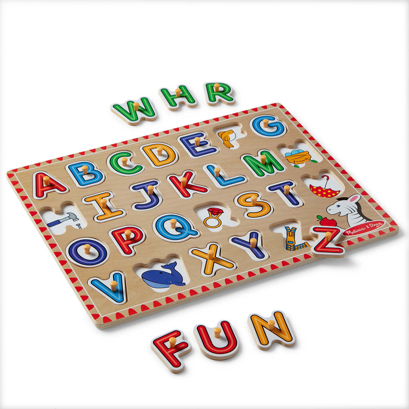 See-inside Alphabet Peg Puzzle 26 Pieces