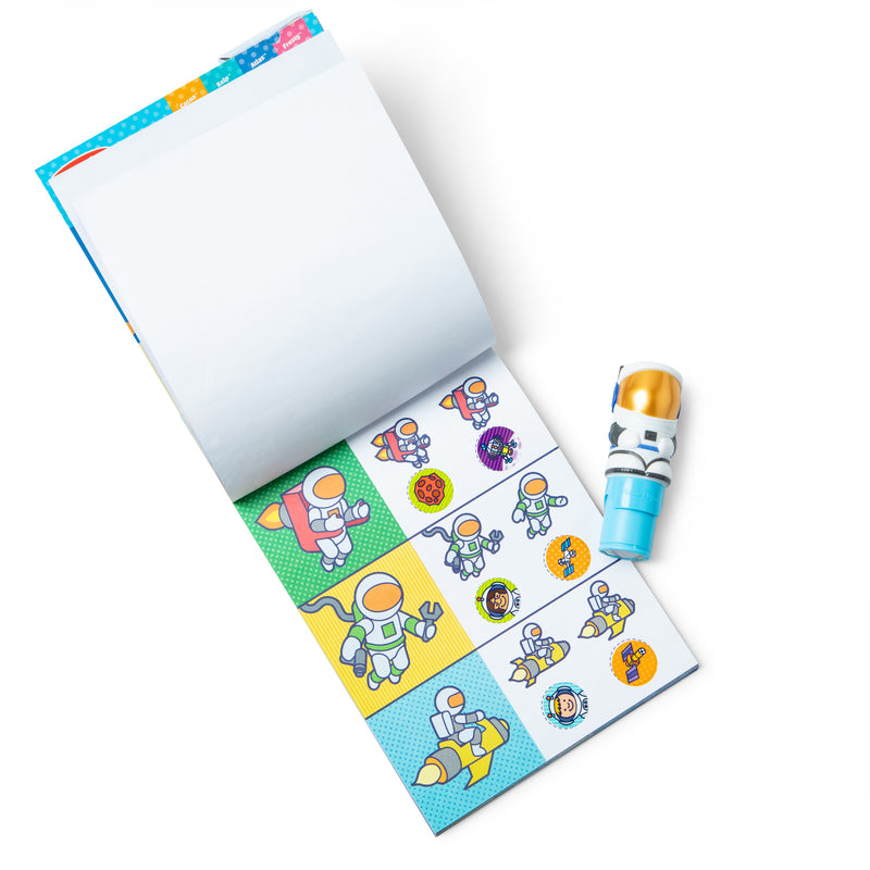 Astronaut Activity Pad Sticker Wow