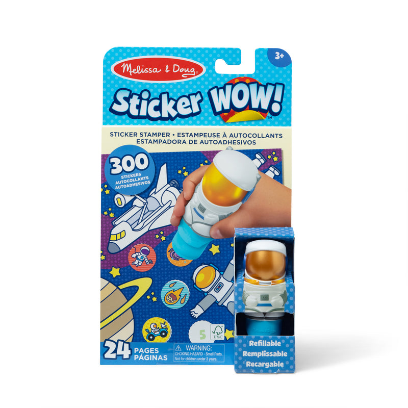 Astronaut Activity Pad Sticker Wow