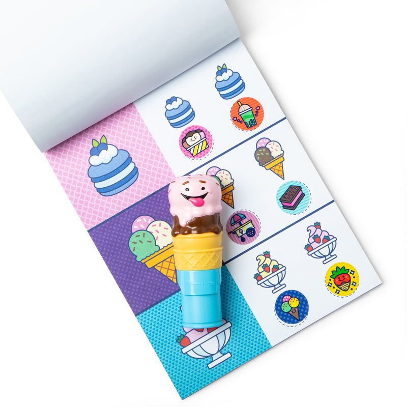 Ice Cream Activity Pad Sticker Wow