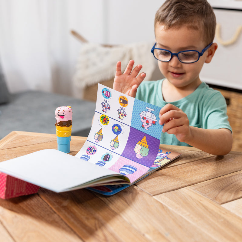 Ice Cream Activity Pad Sticker Wow