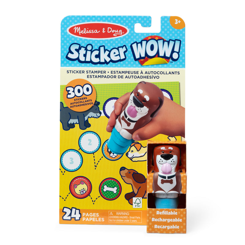 Dog Activity Pad Set Sticker Wow