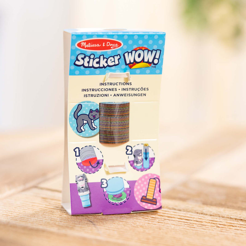 Sticker WOW! Refill Stickers - Cat - 300 Stickers Per Pack, 6 Packs