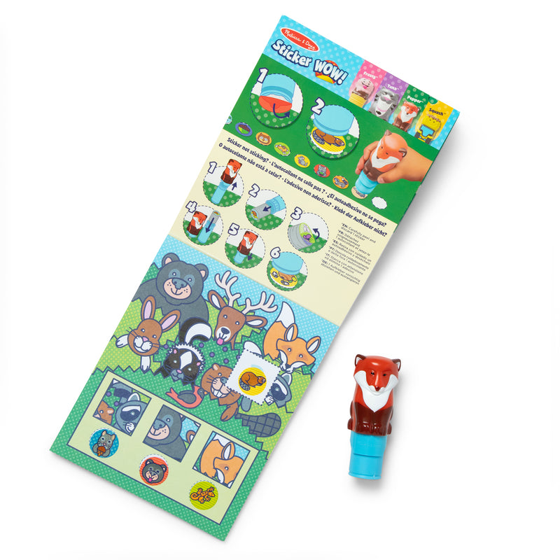 Fox Activity Pad Set Sticker Wow