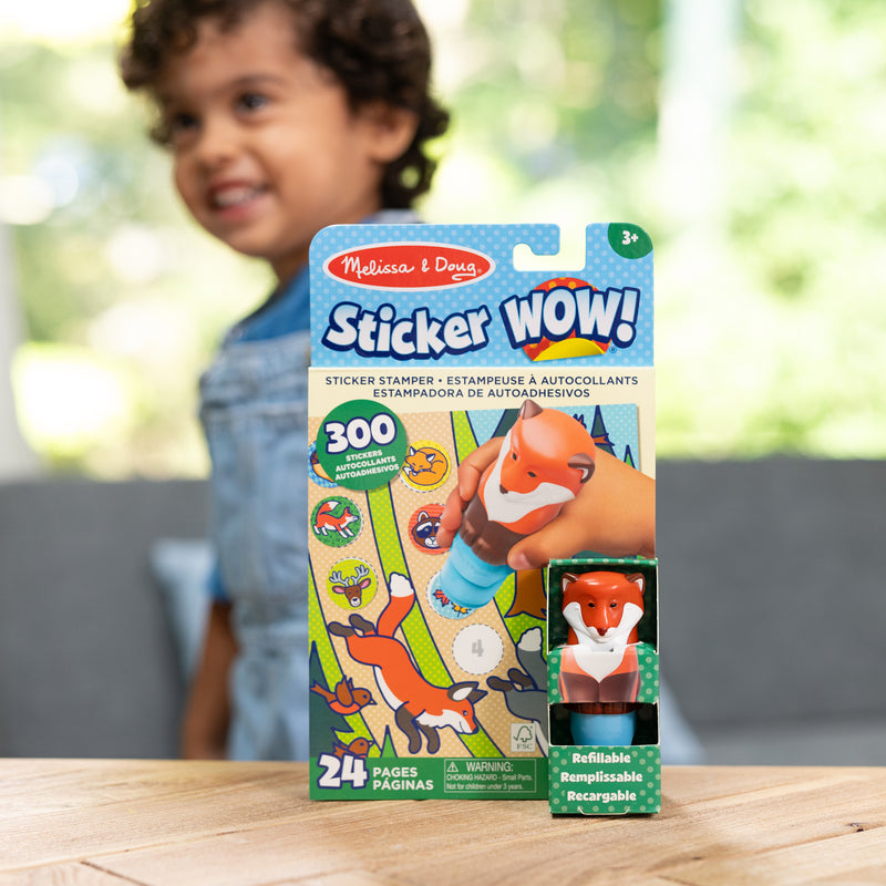 Fox Activity Pad Set Sticker Wow