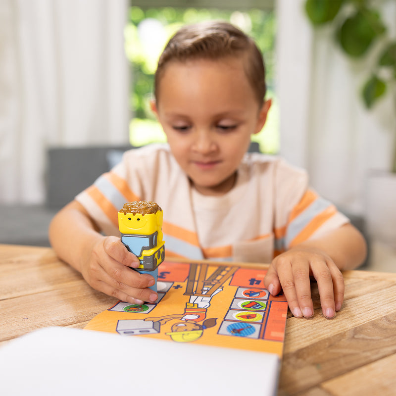 Bulldozer Activity Pad Sticker Wow