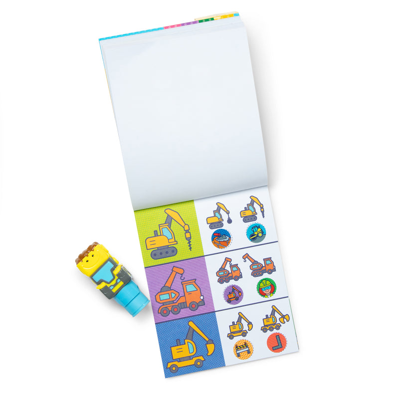 Bulldozer Activity Pad Sticker Wow