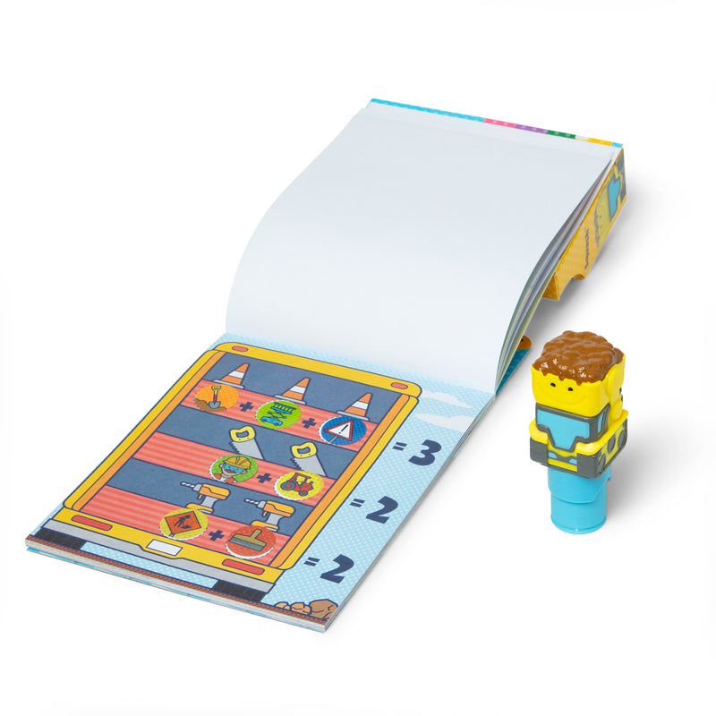 Bulldozer Activity Pad Sticker Wow