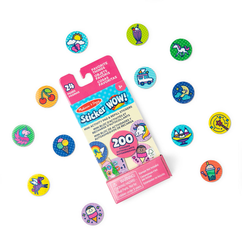 Favorite Things Pad W/stickers Sticker Wow
