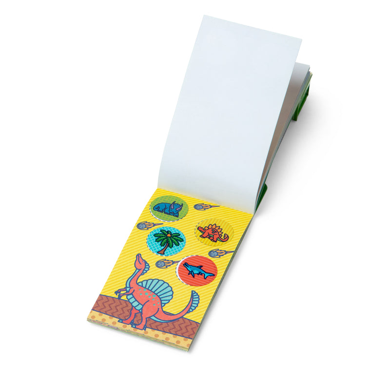 Dinosaur Mini Pad W/stickers Sticker Wow