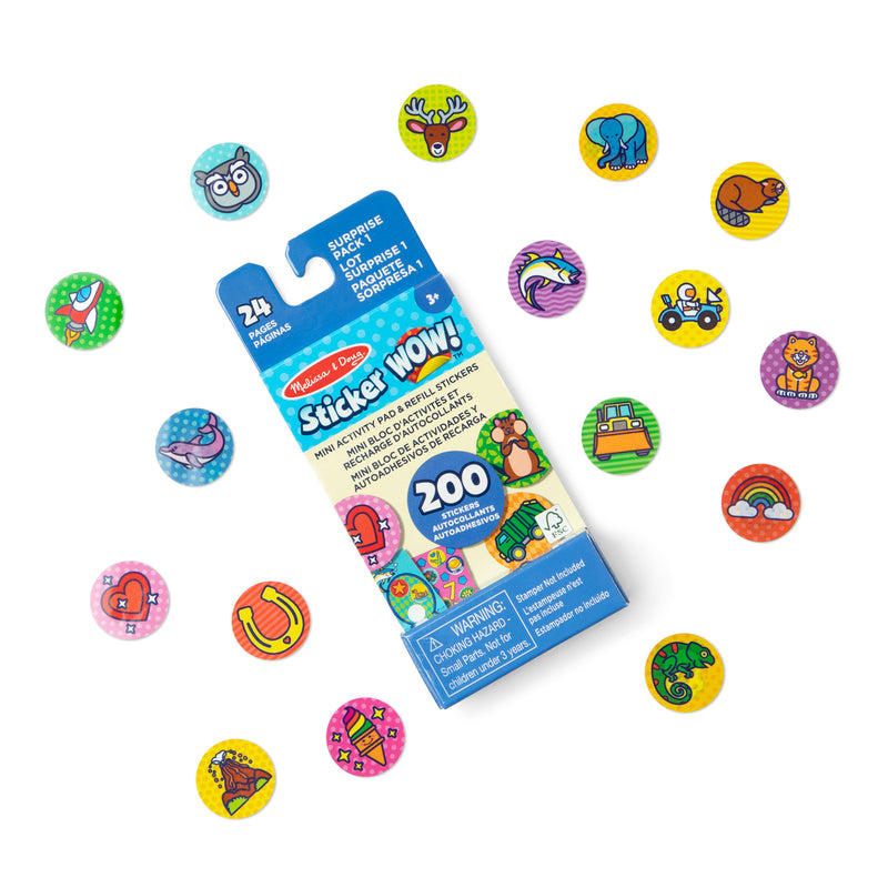 Surprise Pack 1 Pad W/stickers Sticker Wow
