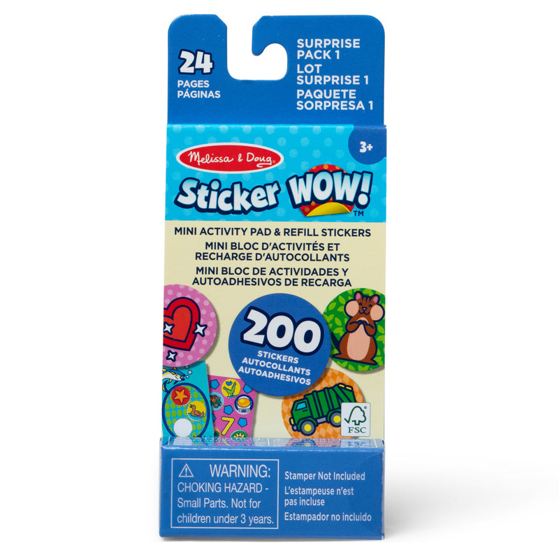 Surprise Pack 1 Pad W/stickers Sticker Wow